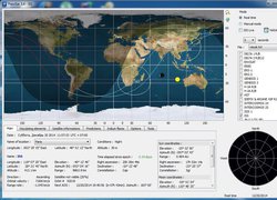 PreviSat - Отслеживание искусственных спутников на карте
